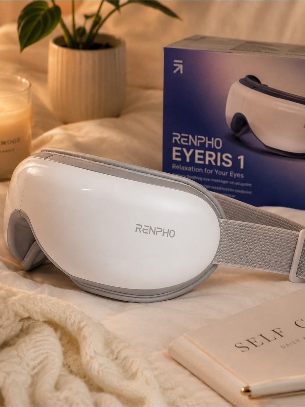 RENPHO Eyeris 1 Heated Eye Massager Bluetooth Eye Mask NWT Sealed
